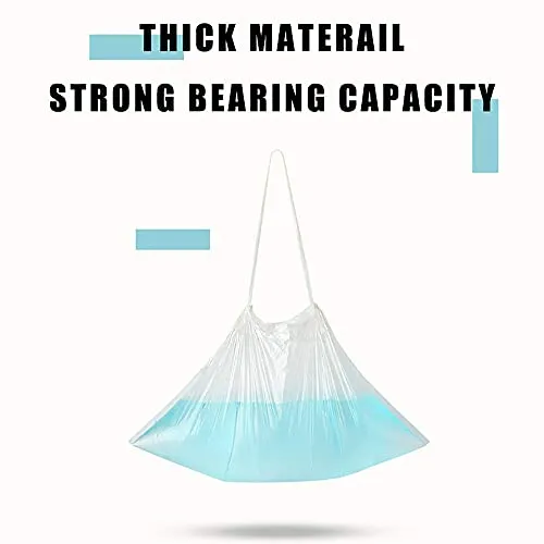 100 Pack Potty Chair Liners with Drawstring, Portable Potty Bags Potty Training Bags Potty Liners, Potty Refill Liners Disposable Potty Liners for Toddlers Kids and Baby