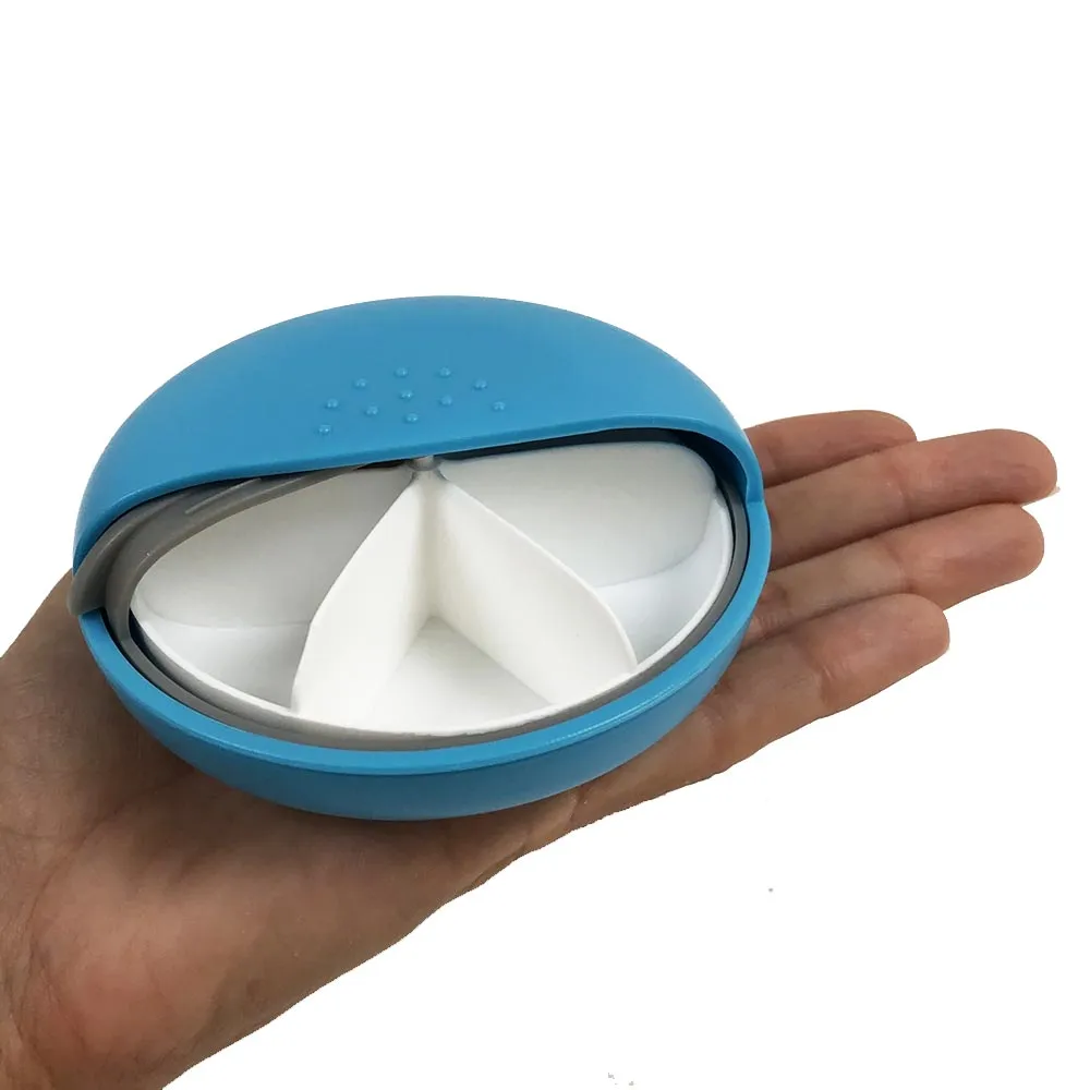 2 Pack Daily Medicine Box Vitamin Pill Weekly Holder Travel Organizer Case Small