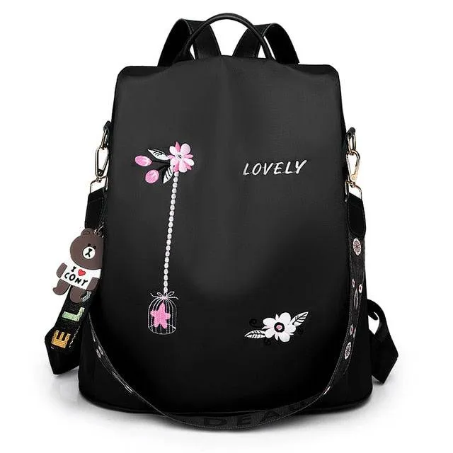 Anti Theft Women Backpack