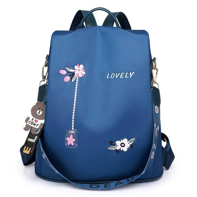 Anti Theft Women Backpack