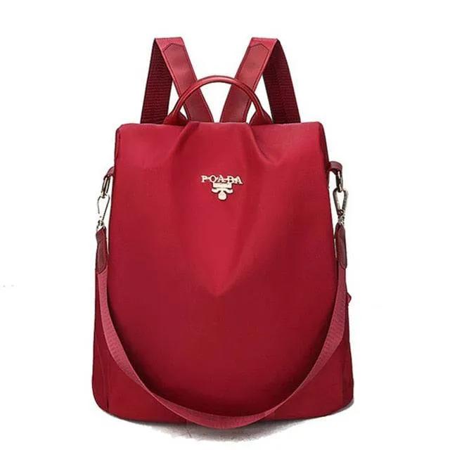 Anti Theft Women Backpack