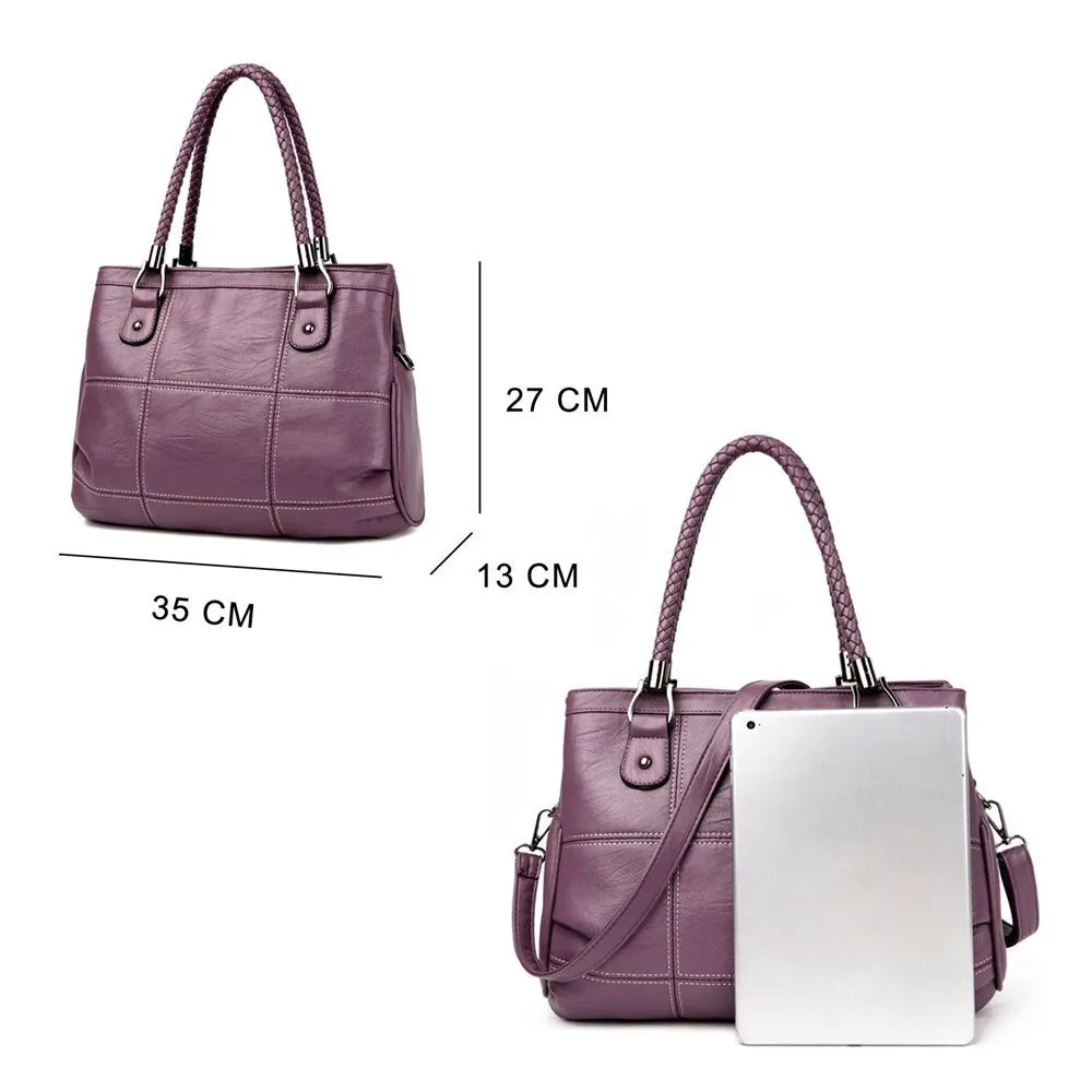 deanwangkt  Women Luxury Handbags Women Bags Designer Handbags High Quality Women Leather Handbags Vintage Women Messenger Shoulder Bag Tote
