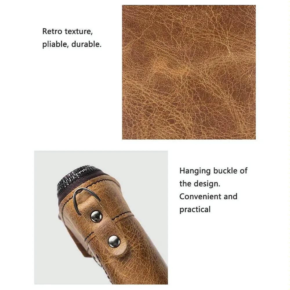 Detachable Rfid Leather Wallet - Anti-theft