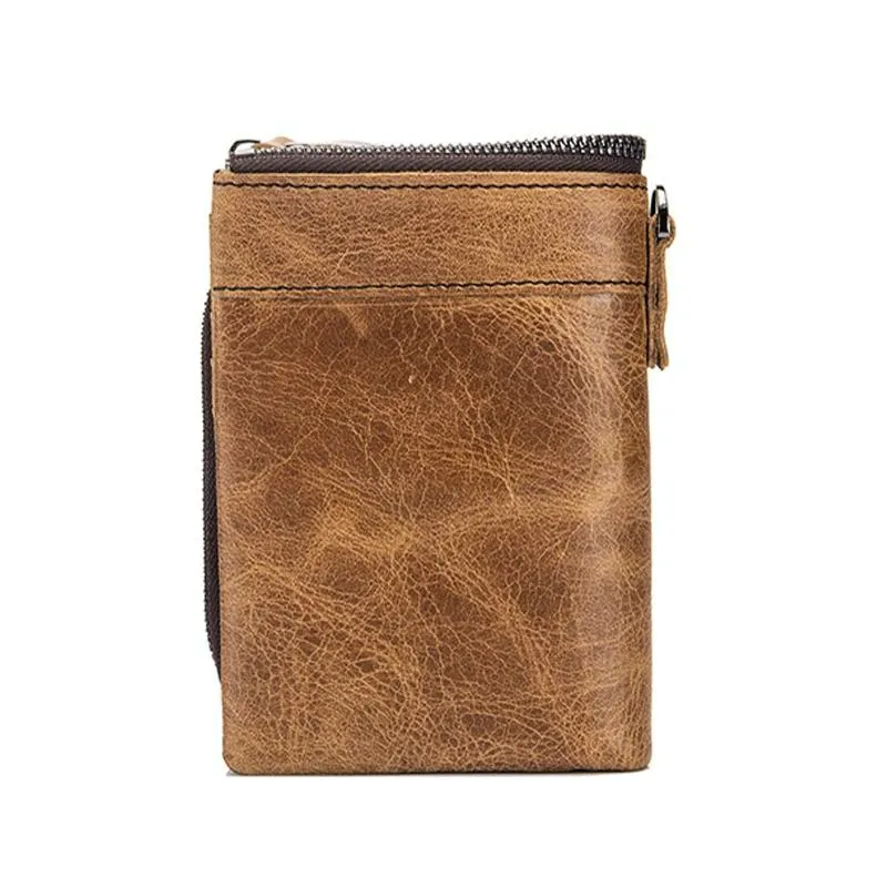 Detachable Rfid Leather Wallet - Anti-theft