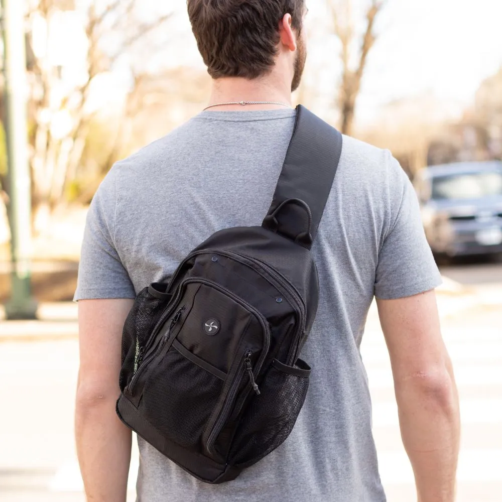 Diabetes Insulated Sling Backpack- Storm
