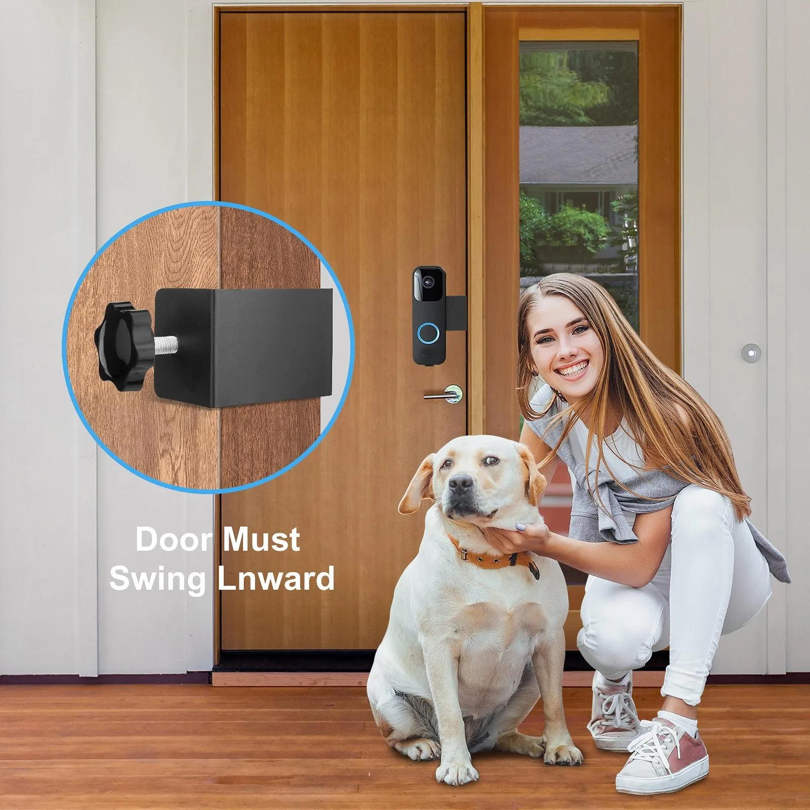 Easy Install No-Drill Mount For Blink Doorbell - Bracket