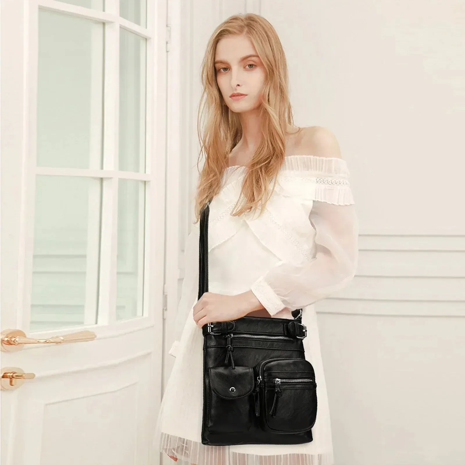 Lavinia | Chic Crossbody Bag with Multiple Pockets