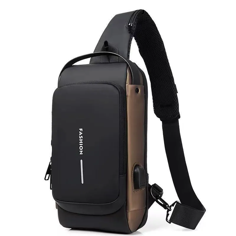 Motorcycle bag password anti-theft chest bag