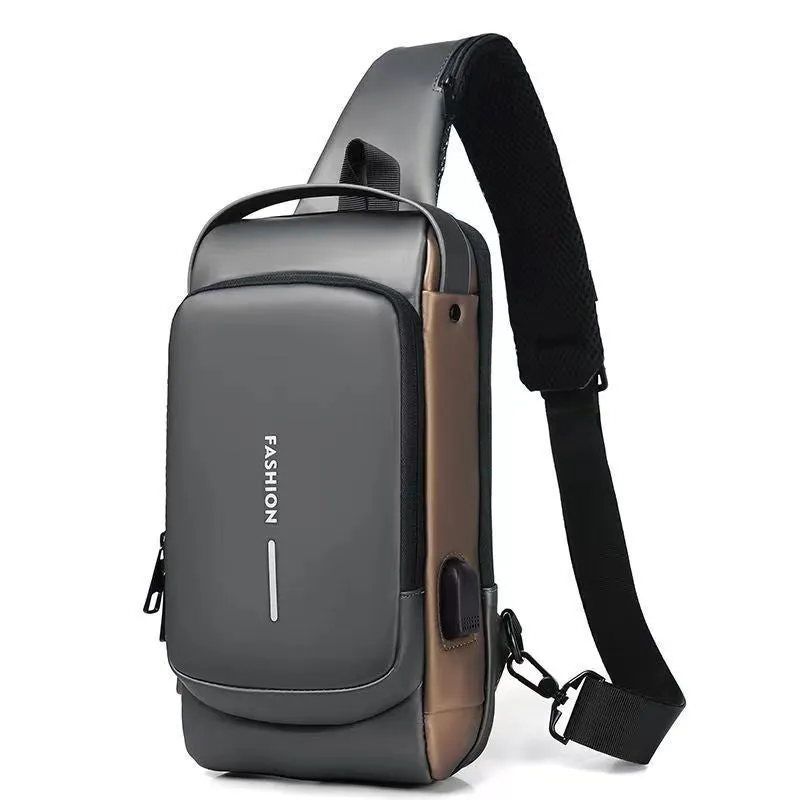 Motorcycle bag password anti-theft chest bag
