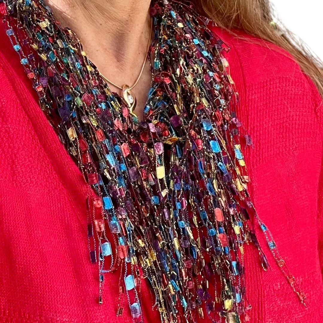 NEW! Boho Southwest Scarf Necklace - Limited Edition