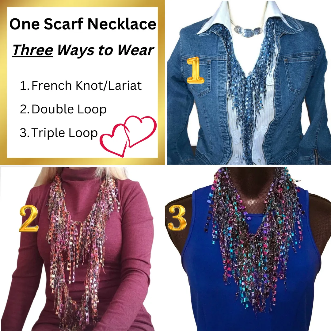 NEW! Boho Southwest Scarf Necklace - Limited Edition
