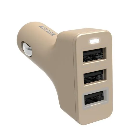[OPEN BOX] KANEX 3 port Car Charger