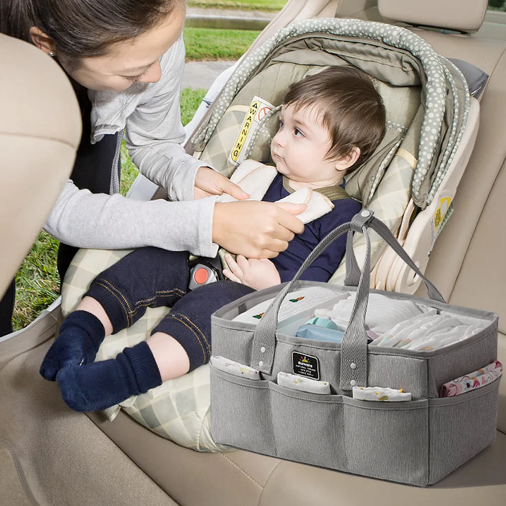 Organizer - Diaper Caddy - Grey