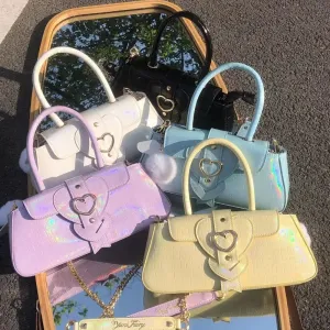 TAVIMART  -  Lolita Bag Popular Trendy Y2K Bag Fashion Subculture Crossbody Bags Girls Elegant Heart Candy Color Bolso Mujer Сумка 2024