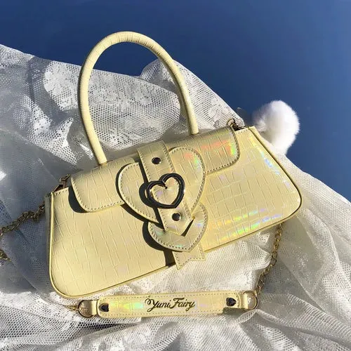 TAVIMART  -  Lolita Bag Popular Trendy Y2K Bag Fashion Subculture Crossbody Bags Girls Elegant Heart Candy Color Bolso Mujer Сумка 2024