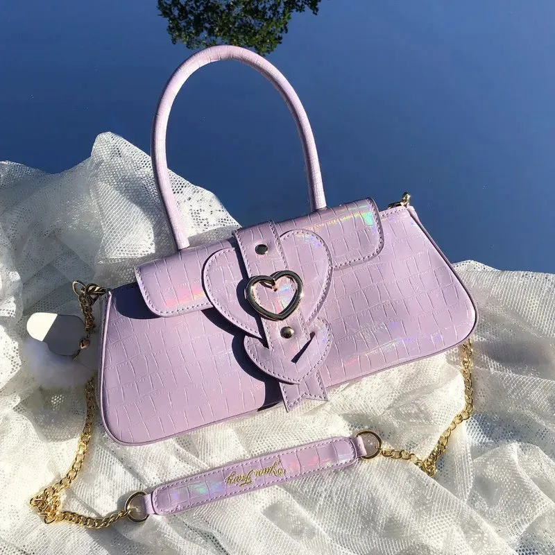 TAVIMART  -  Lolita Bag Popular Trendy Y2K Bag Fashion Subculture Crossbody Bags Girls Elegant Heart Candy Color Bolso Mujer Сумка 2024
