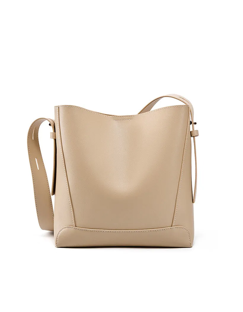 The Charlotte Leather Bucket Bag