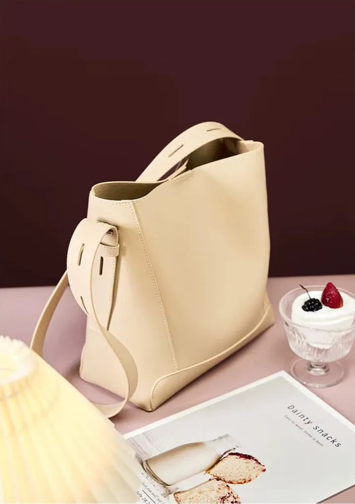 The Charlotte Leather Bucket Bag