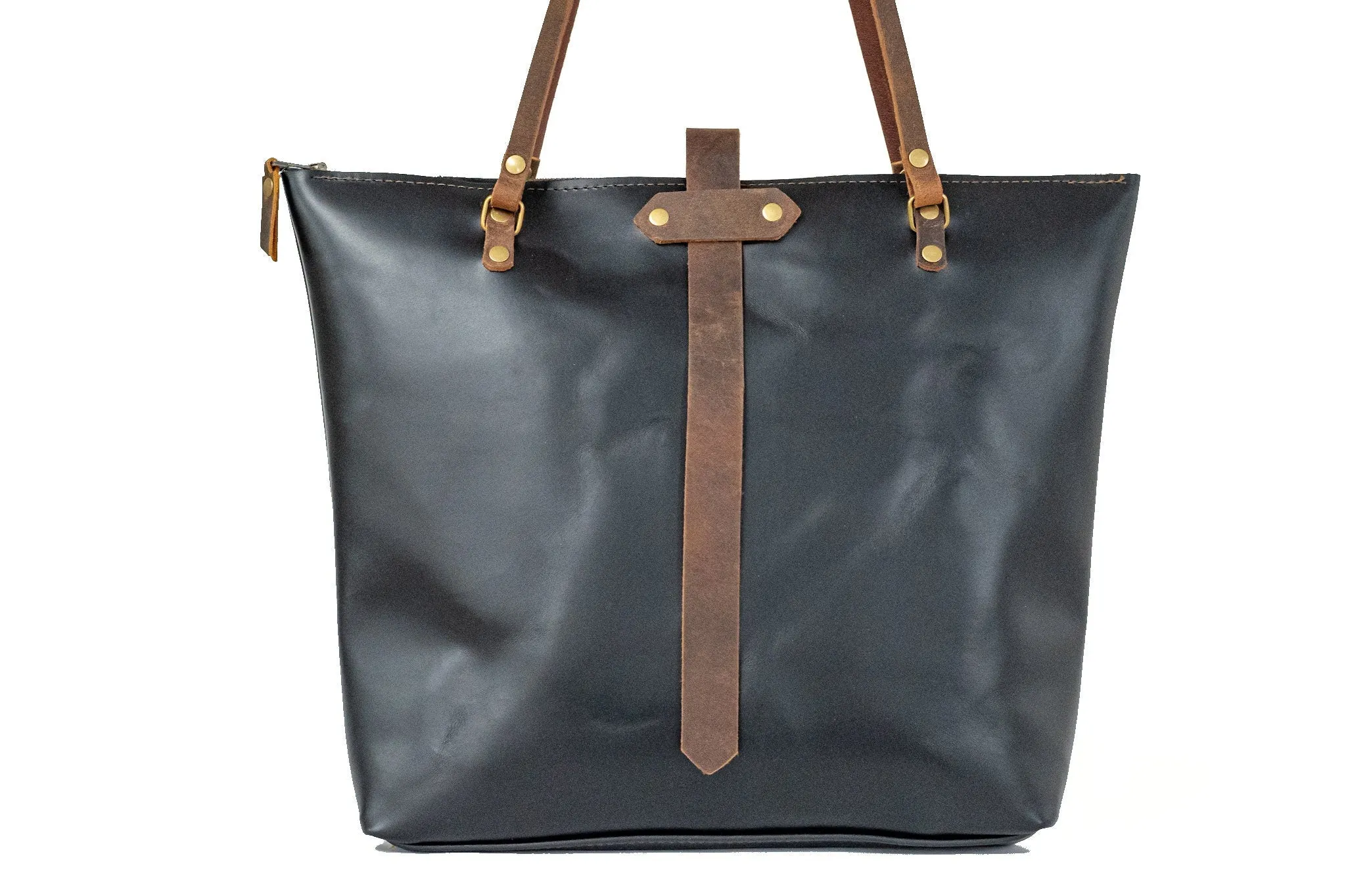 The Minimalist Leather Tote Bag | Leather Bag | Large