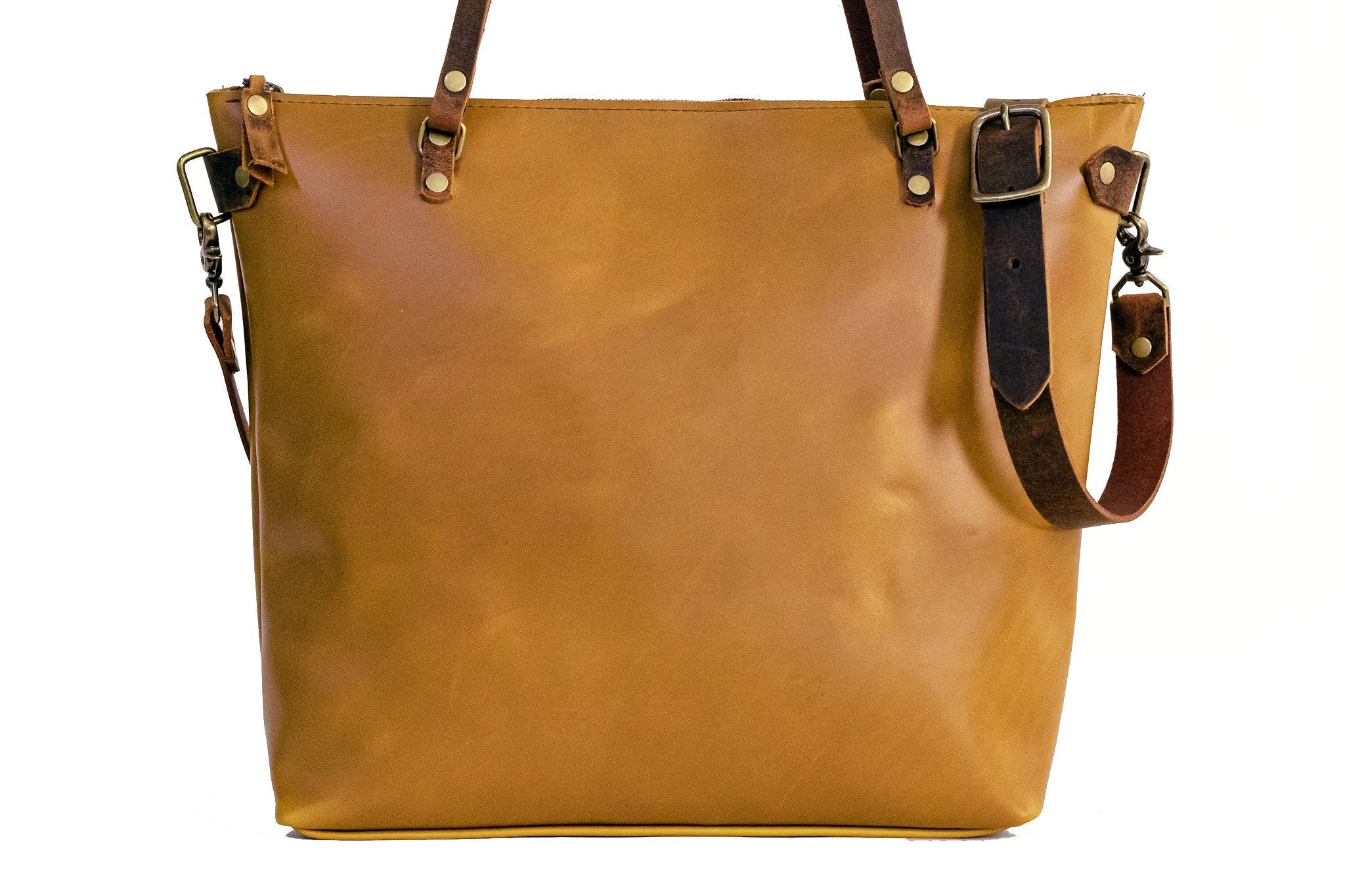 The Minimalist Leather Tote Bag | Leather Bag | Large