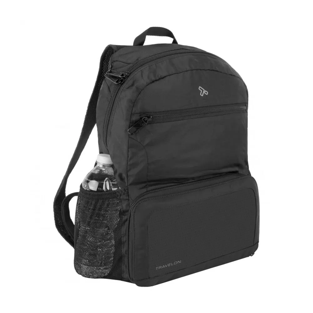 Travelon Anti Theft Backpack Water Resistant RFID Traveling Foldable Lightweight