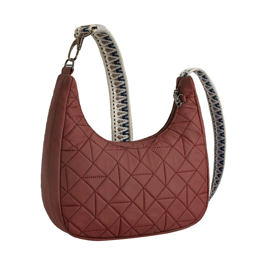 Travelon Anti-Theft Boho Slouchy Crossbody Paprika