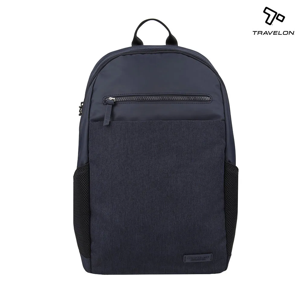 Travelon Anti-Theft Metro Backpack Navy Heather