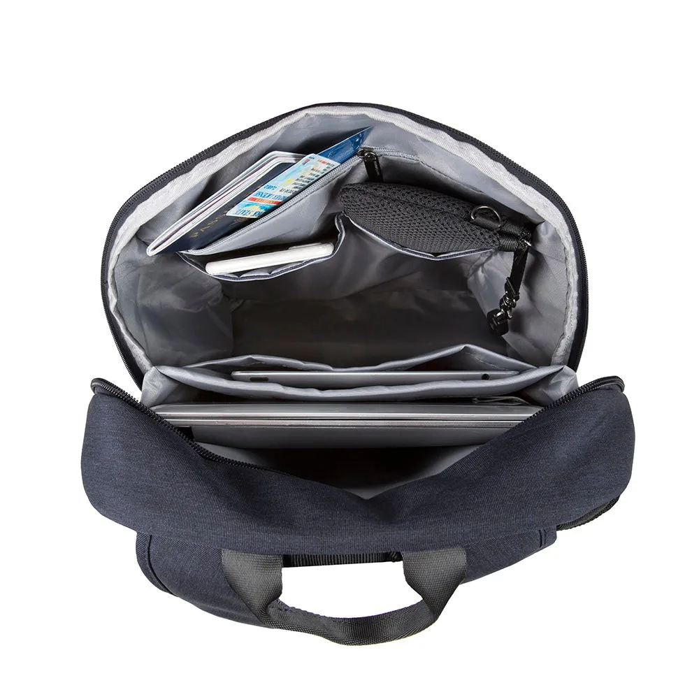 Travelon Anti-Theft Metro Backpack Navy Heather