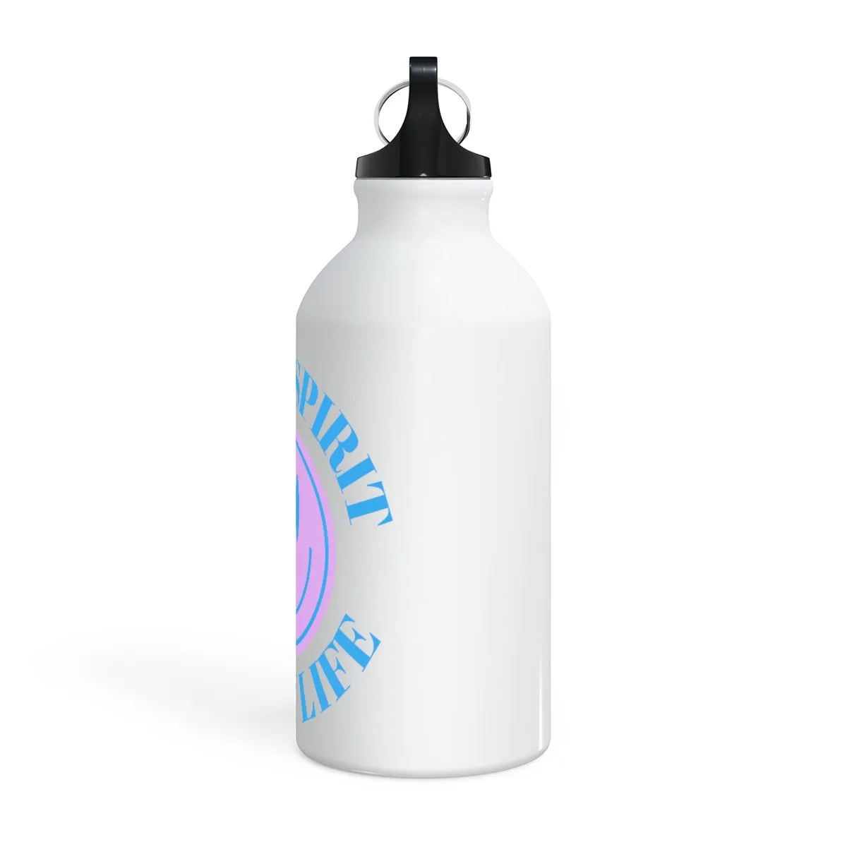 Water Bottle Happy Spirit Happy Life, Aesthetic Pink, Smile Face, Trendy Tumblr Bottle, Tritan Purple Happy Mind Tumbler, BPA Free H2O