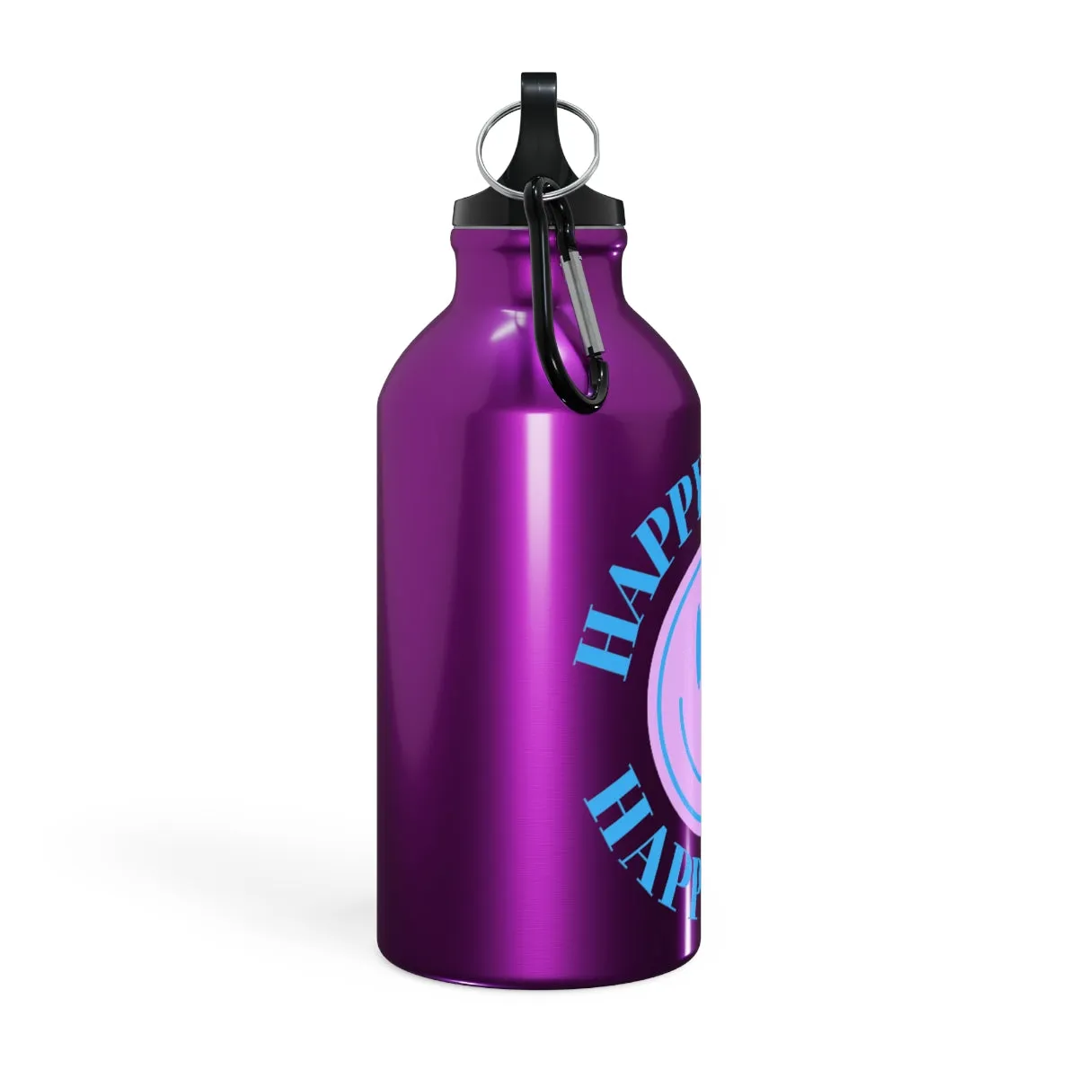 Water Bottle Happy Spirit Happy Life, Aesthetic Pink, Smile Face, Trendy Tumblr Bottle, Tritan Purple Happy Mind Tumbler, BPA Free H2O