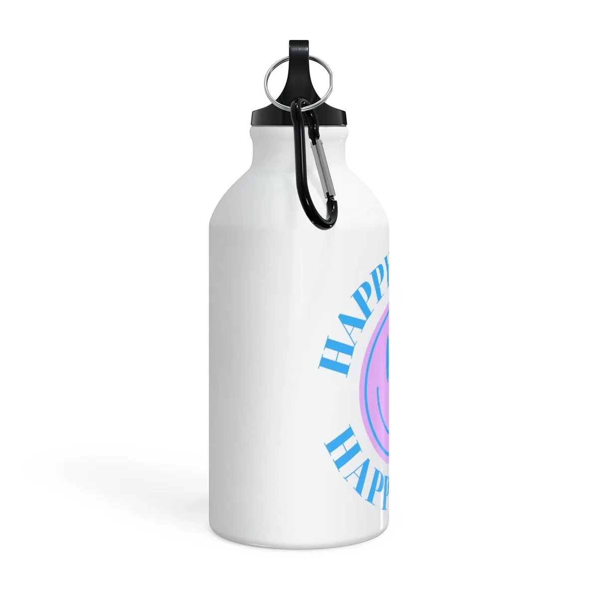 Water Bottle Happy Spirit Happy Life, Aesthetic Pink, Smile Face, Trendy Tumblr Bottle, Tritan Purple Happy Mind Tumbler, BPA Free H2O