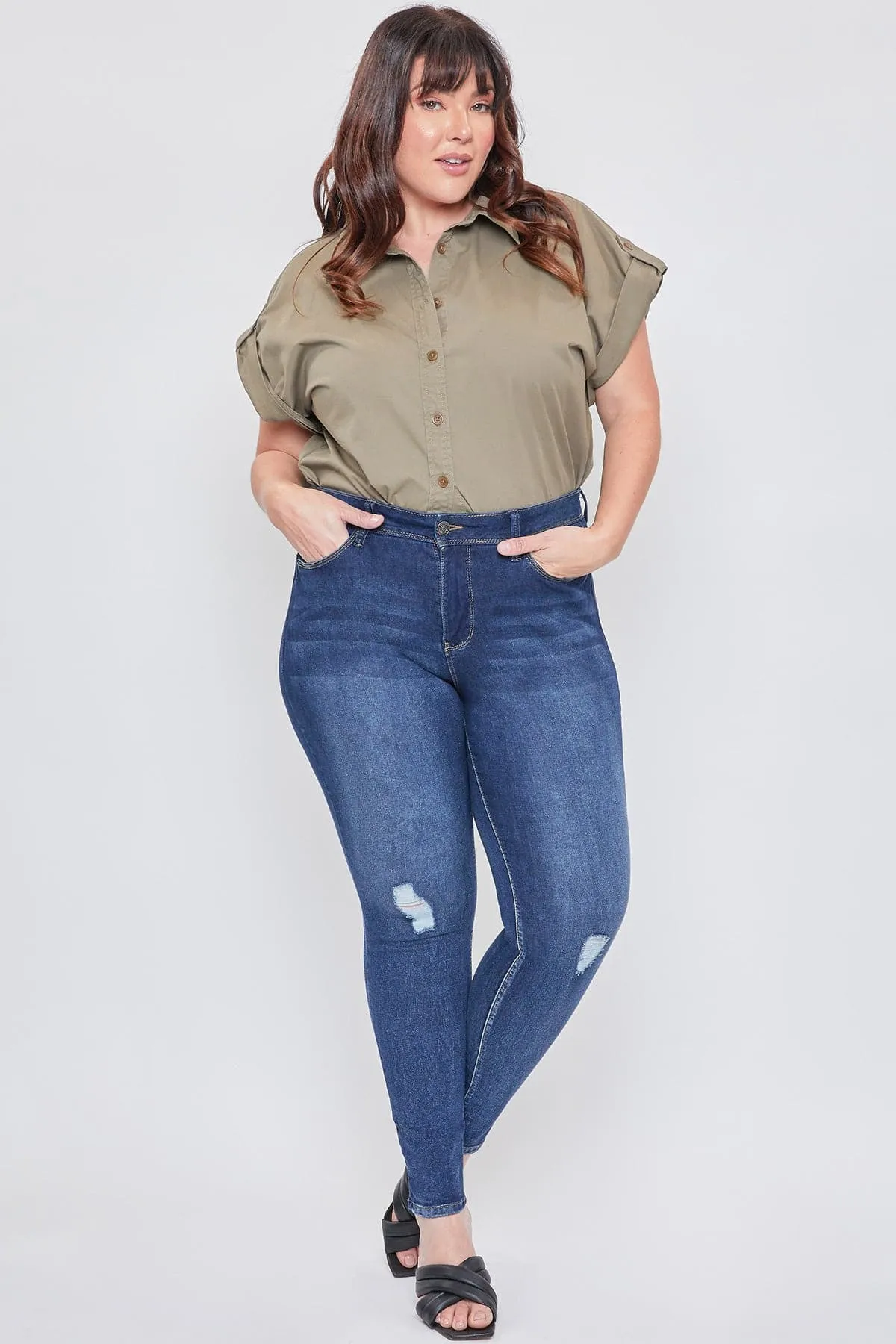 Women's Plus Size Essential High Rise Skinny Jean