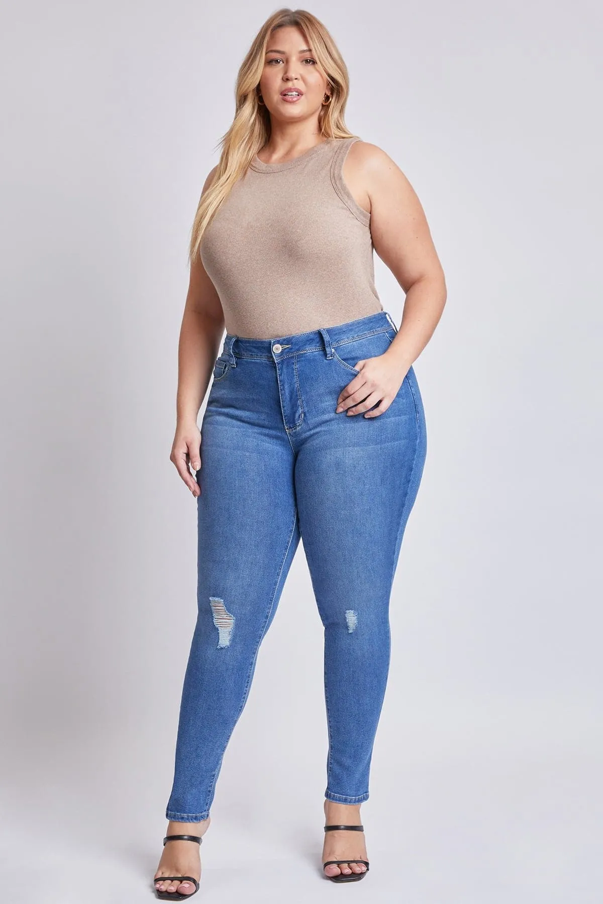 Women's Plus Size Essential High Rise Skinny Jean