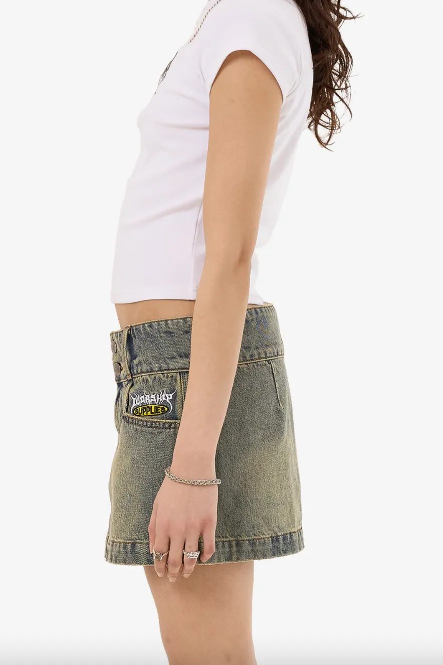 WORSHIP SUPPLIES MESSENGER MICRO SKIRT - CORROSIVE